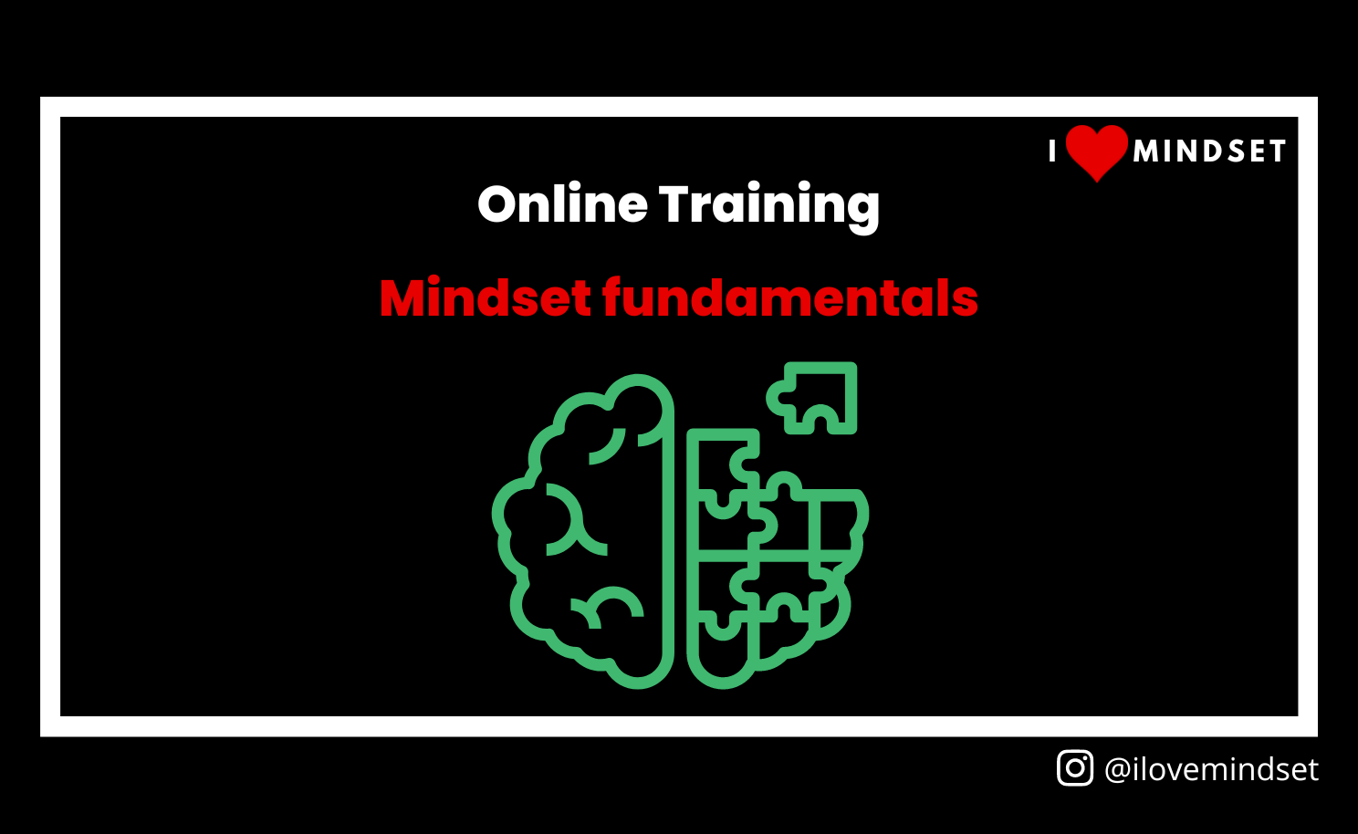 Online basic training- Mindset FUNdamentals